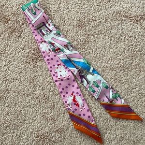 NEW Hermes Silk Twilly